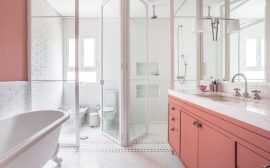 80 idées de salle de bain roses qui peuvent être