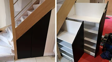 comment créer un meuble sous escalier ?