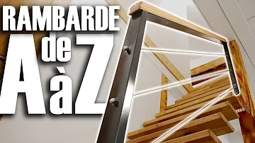 comment faire une rambarde d'escalier en bois ?