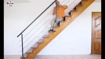 comment faire une rampe d'escalier en bois extérieur ?