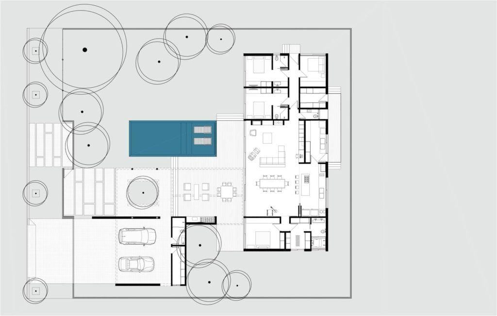 Casa do Laranjal, 330m². : Reproduction / RMK !  Architecture via Archdaily 