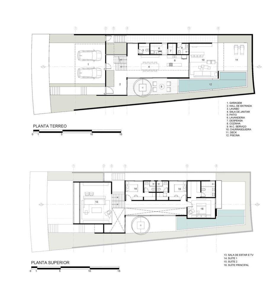 Maison Guaime, 305m².  Photo: Reproduction / 24.7 Architecture et Design via Archdaily 