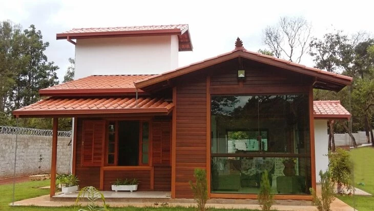 maison en bois moderne